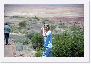 DSC_3020 * Teagan near the Painted Desert Inn