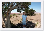 DSC_3025 * Teagan outside the Painted Desert Inn