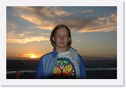 DSC_3315 * Teagan in the wind at sunset at Mojave Point