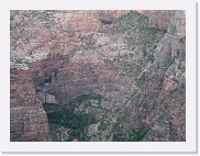 SD800_0470 * A view from Angel's Landing of Weeping Rock (lower left) and the initial switchbacks of the Hidden Canyon Trail