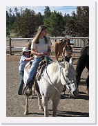 SD800_0506 * Teagan saddling up for a ride to the canyon rim