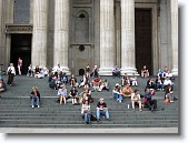 IMG_1029 * Eating lunch on the steps of St. Paul's Cathedral